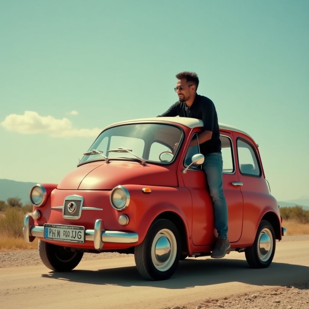 Cliente satisfecho con su auto eléctrico